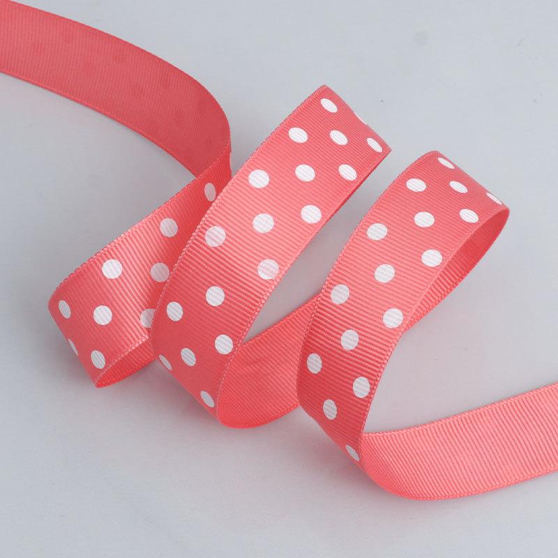 Dot Ribbon Colorful Ribbon Polka Threaded Ribbon Head Hair Accessories Hair Clip Bow Material Dot Ribbon Elegant Home Decorating Activity Supplies