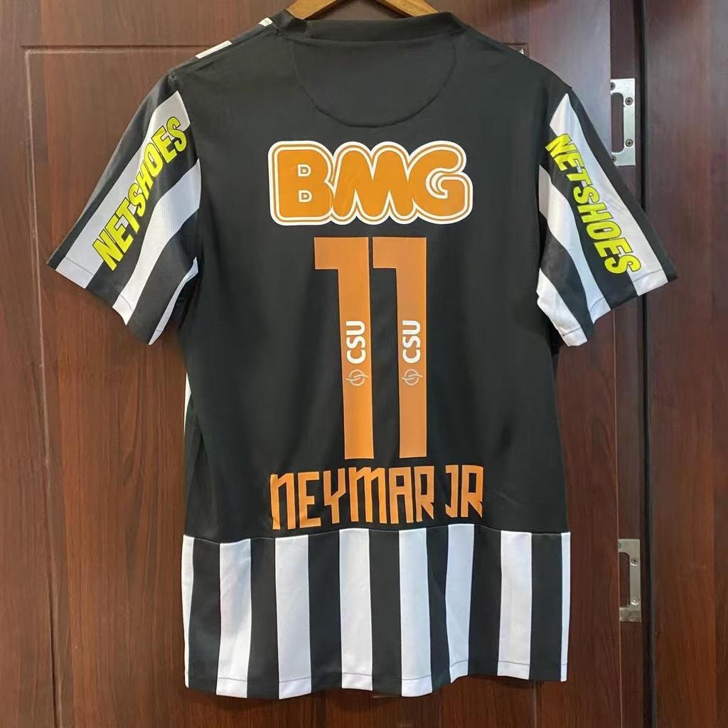 1213 Santos marškinėliai Namų/Išvykos Retro - Numeris 11 Neymar