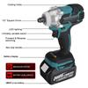 800N.m 388VF 4 Gear Brushless Cordless Electric Impact Wrench Screwdriver 1/2 Inch Wrench for Makita Battery