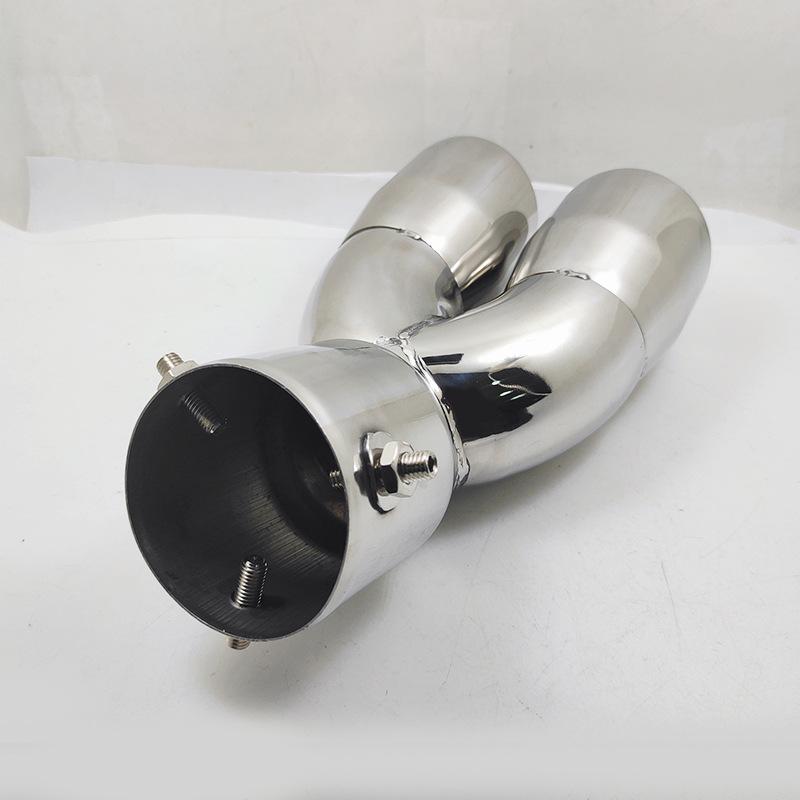 Silver Exhaust Tailpipe for Hyundai Mistra '09-'22, Toyota Highlander, Mazda Axela