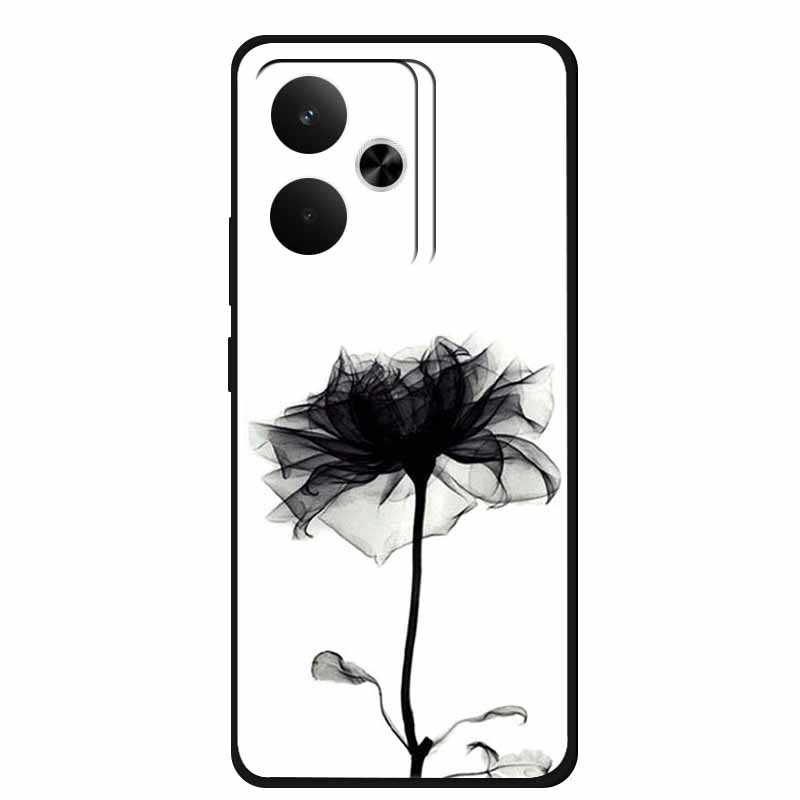 For Realme GT7 GT 7T Phone Case 7 T Bag Black Silicone Soft Back Cover Case For Realme 14 4G 15 Pro Cases Coque Protective Shell