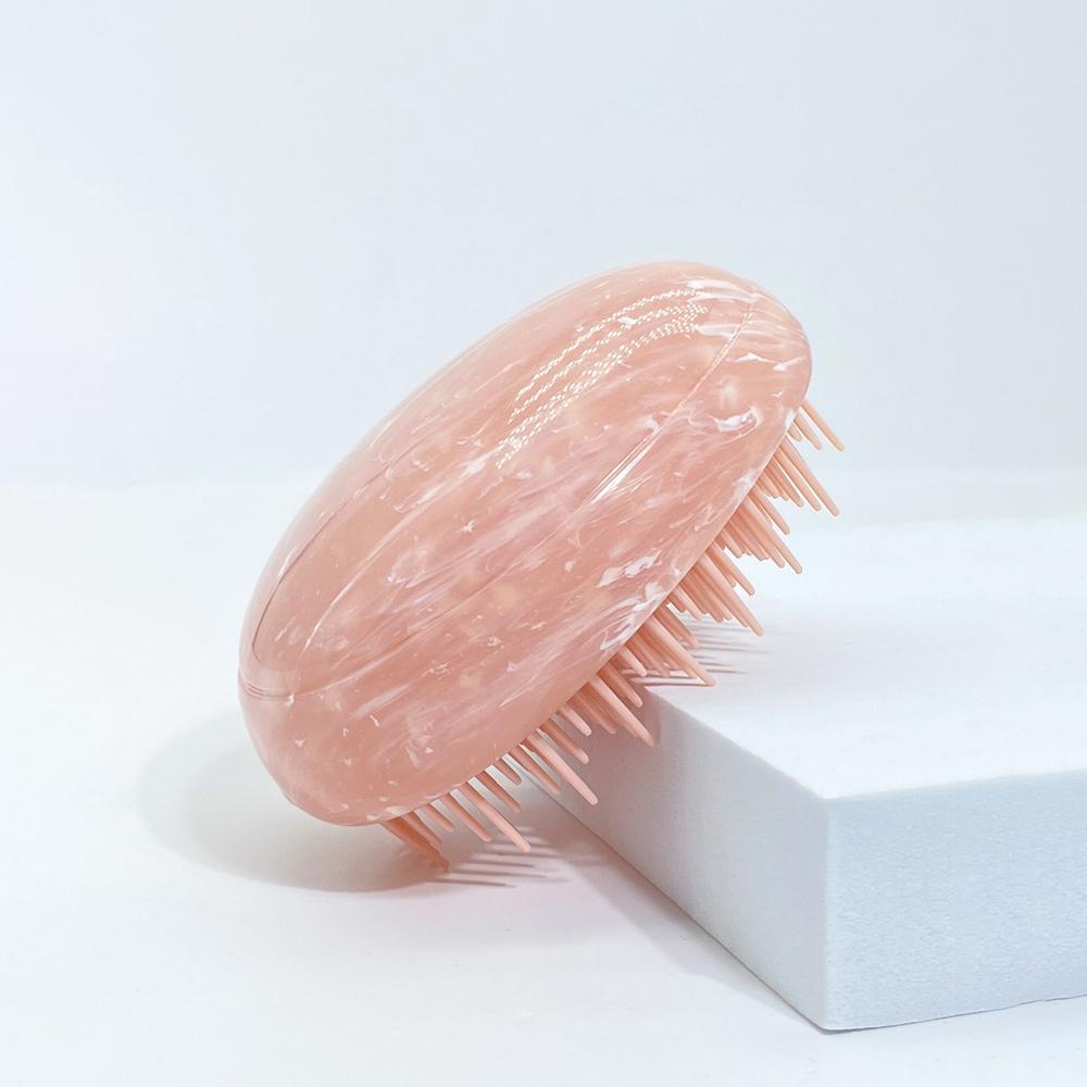 Mini Tangle Hair Brush Marble Shaped egg comb Scalp Massage Combs Salon Anti-tangle Anti-static Combs Hairdressing Styling Tools