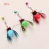 4pcs Simulated Insect Cat Teaser Stick For Changing Heads Cat Toy Interactive Feather Pet Toy