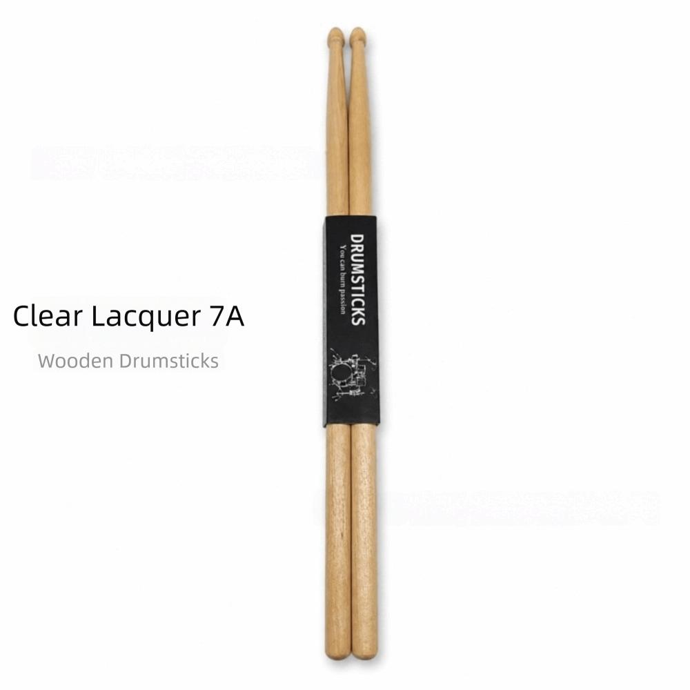 1 Pairs Lightweight Drum Mallets 5A/7A Drum Sticks Elegant Maple Drumsticks All Ages