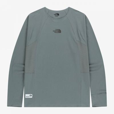 White Label Speed On lOng Sleeve Round Tee Gray Nt7tr53k