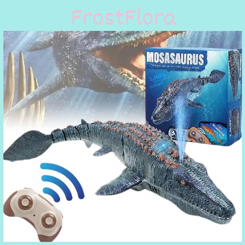 Exciting 24g Remote Control Floating Water Dinosaur Toy With Spray Feature For Kids