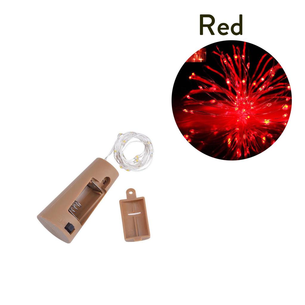 1M Wine Bottle String Lights For Party Copper LED Garland Fairy Cork Night Light Corker Battery Operated Glass Decoration