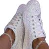 Neuer Damensneaker Frühjahrsmode Komfort Damen Sportschuhe Glitzer Klassische Retro-Sneaker Exquisite Prinzessin Freizeitschuhe Tenis