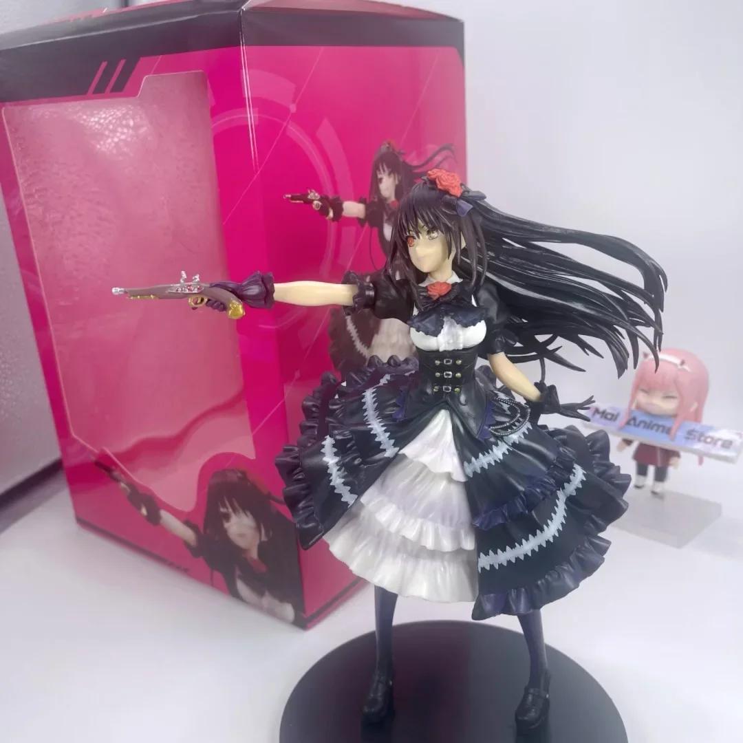 

Tokisaki Kurumi Figure Statue Anime Date A Live Zafkiel Black Kurumi Figurine Sculpture House Decoration Desk Accessories Gift