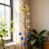 Boho Style Crystal Suncatcher, Hanging Sun Catcher for Windows, Healing Crystal Decor for Home, Crystals Prism Rainbow Maker for Indoor Outdoor