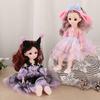 Dress Up Doll 30cm Simulation Princess Barbabi Girl Birthday Gift Children's Toy Gift Box Set