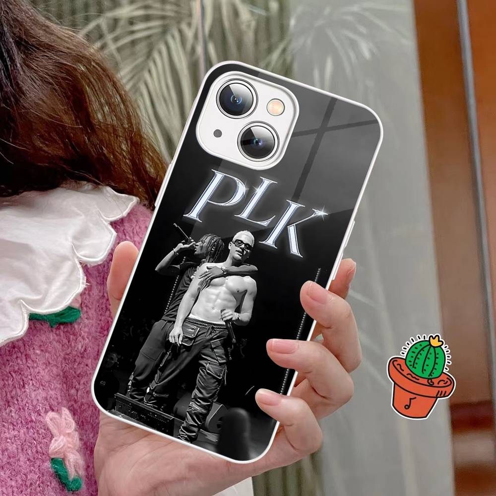 Rapper PLK Chambre 140 For IPhone 14 13 12 Mini 11 Pro XS Max X XR 14 Plus Tempered Glass Cover