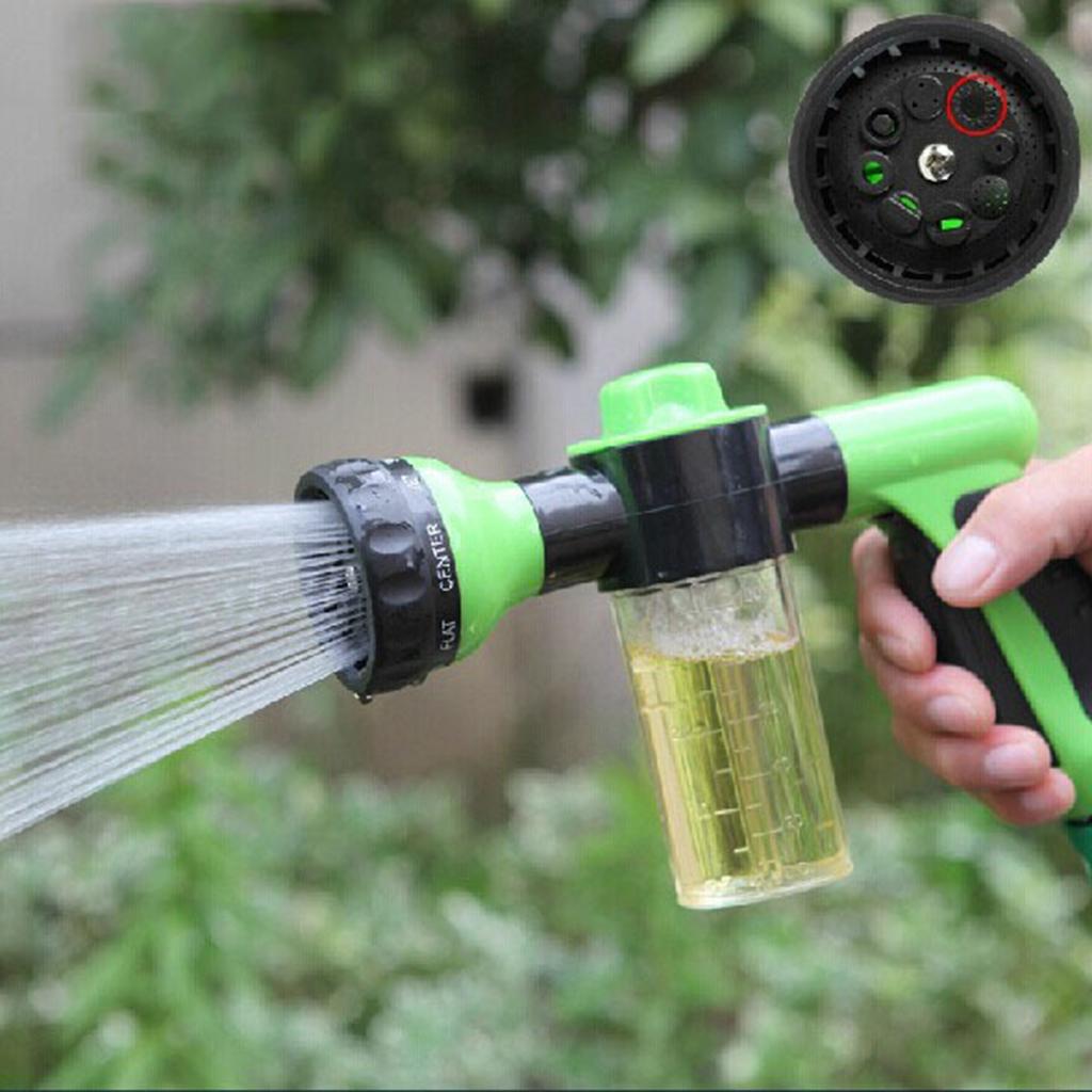 Set di Strumenti per il Bagno degli Animali 8 in 1 Modalità Spruzzatore con 4 Ugelli Multiuso Acqua per Pulizia ad Alta Pressione