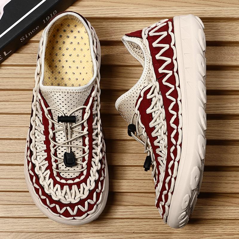 Summer Hand-woven Men's Sandals Men Casual Shoes Men Sneakers Beach Sandals Men Shoes