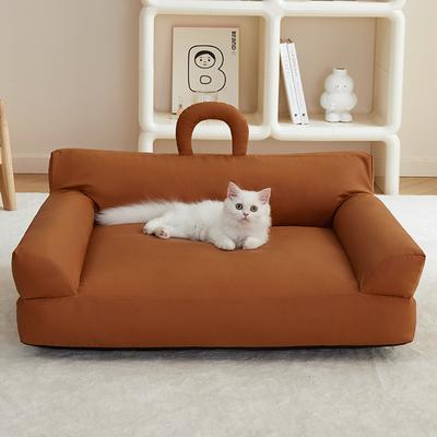 Cat Nest Winter Warm Mattress Thick Cat Sofa Cat Mattress Lazy Sofa Large Space Detachable Wash and Sleeping Mat