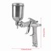 0,5mm Düse 125ml Schwerkraftzufuhr Modus Pneumatisches Werkzeug F2 Luft Farbspritzpistole