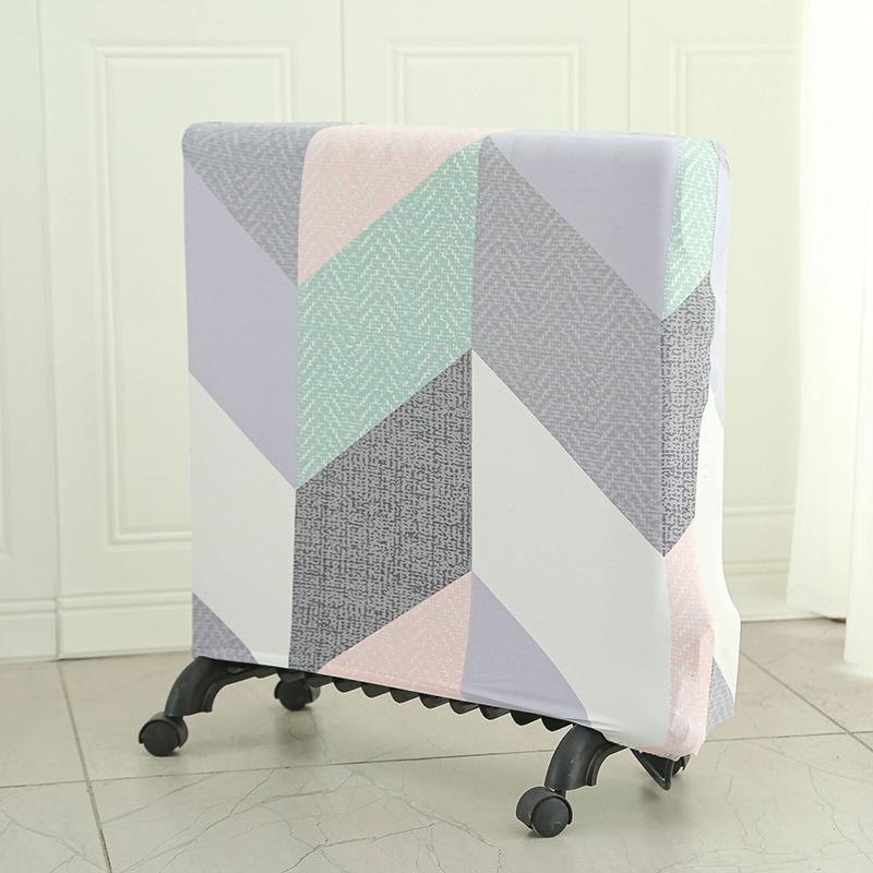New Portable Heater Radiator Dust Cover Thickened Flower Print Elastic Household Oil Tin Radiator Protective Storage Dust Covers