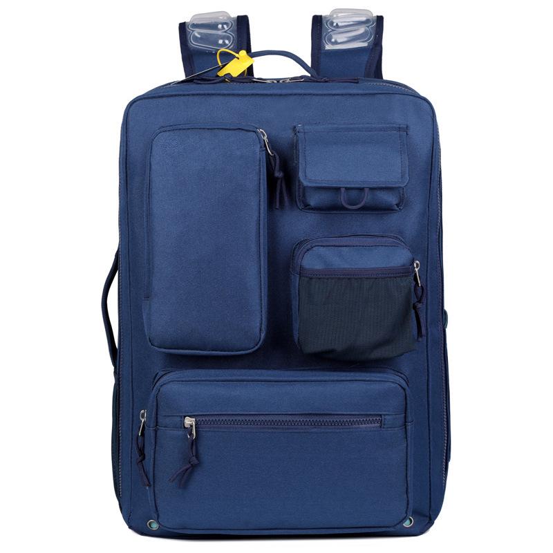 Unisex Air Cushion Multi-Pocket Large Capacity Sports Backpack for Students