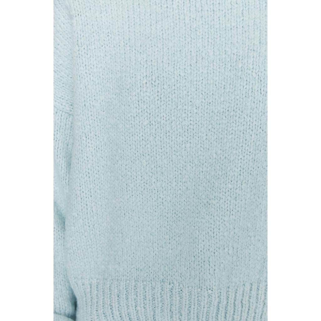 Ecru Wide Fit Weicher, strukturierter Basic-Strickpullover Twoaw23kz00185