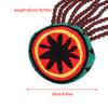 Reggae klobouk s dredy Pohodlný pletený klobouk Paruka Etnický styl Reggae baret Vlněný pletený klobouk ke kostýmu