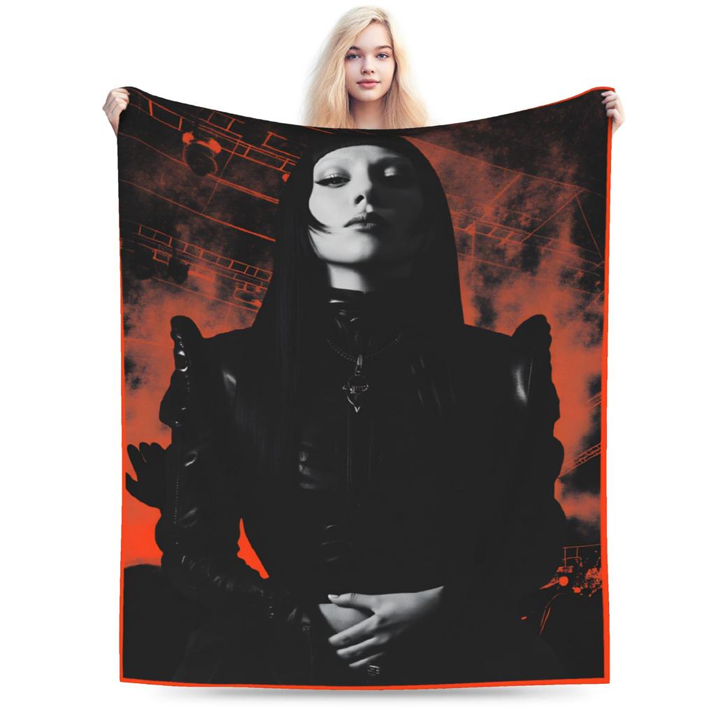 Lady Gaga The Mayhem Ball 2025 UK Tour Blankets  Warm Soft Street Trend Plush Throw Blanket For Girls Boys Bedspread Bed Cover
