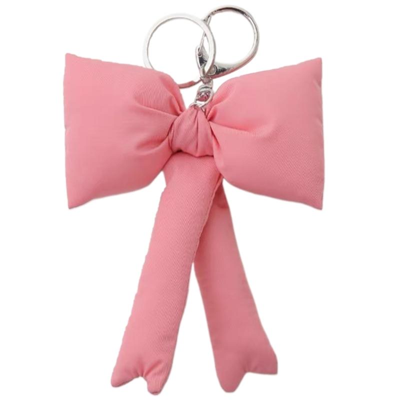 Delicate Bowknot Pendant Keychain Stylish Phone Anti-lost Lanyard Personalized Keyring Decoration for Bag Backpack Purse