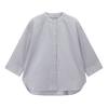Giordano Women's Pure Cotton Round Neck 3/4 Sleeve Blouse