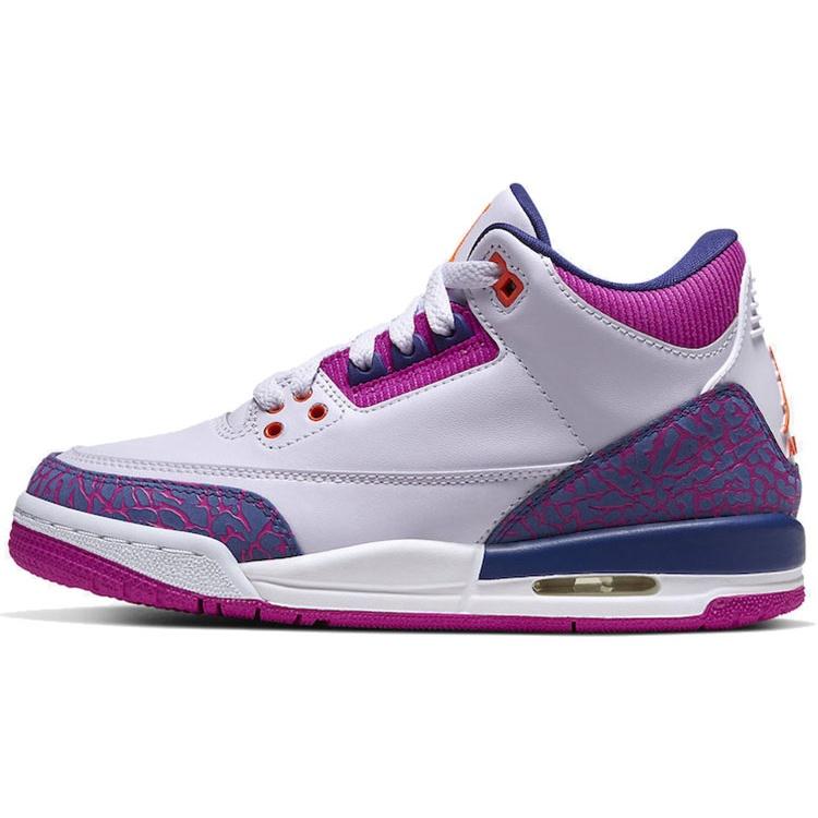 (GS) Air Jordan 3 Retro  Barely Grape  Kids  441140-500 EU 40