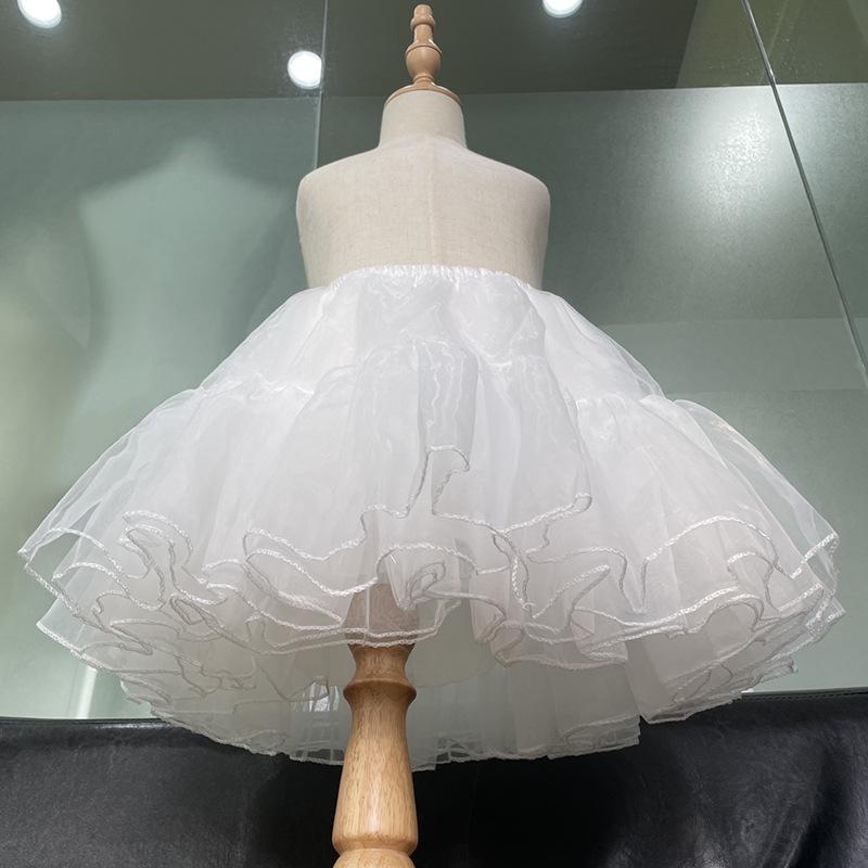 

Девичий подъюбник из мягкого тюля без косточек - Пышная облачная поддержка для девочки-цветочницы и повседневной носки Default