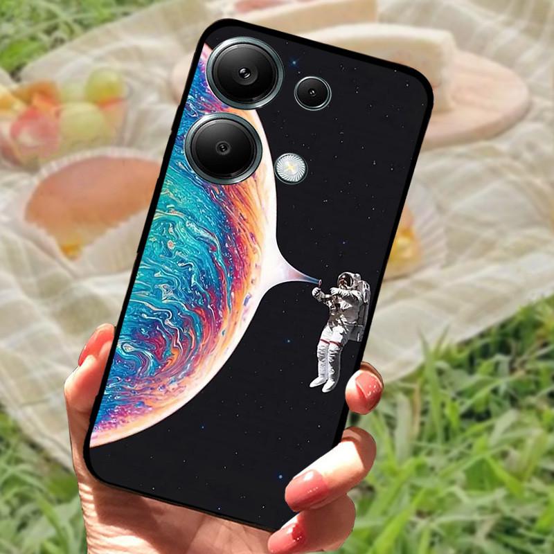 For Poco M6 Pro 4G Case Poco M6 4G Cover Silicone Soft Marble Bumper Coque for Xiaomi Poco F6 Redmi Turbo 3 5G Protective Fundas