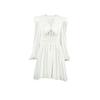 Summer new French court style satin dress V-neck bubble sleeve retro tutu skirt temperament women's clothing