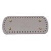 Oval Round Bags Bottom Leather Bag Base with 44 Holes Nail-Bottom Shaper Pad for DIY Crossbody Shoulder Bag Knitted Bag