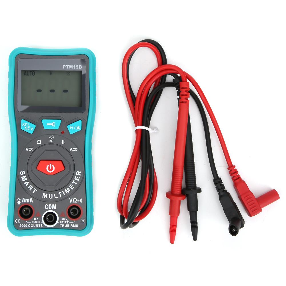 

PTM19B Portable Digtal Multimeter NonContact Voltage Diode Tester Testing Equipment