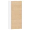 Shoe Cabinet with Shelf White 80 X 35.5 X 180 Cm Particleboard