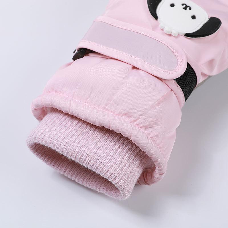 Windproof Waterproof Fleece-Lined Touchscreen Winter Ski Gloves for Kids, Women, Men - Ideal for Outdoor Activities