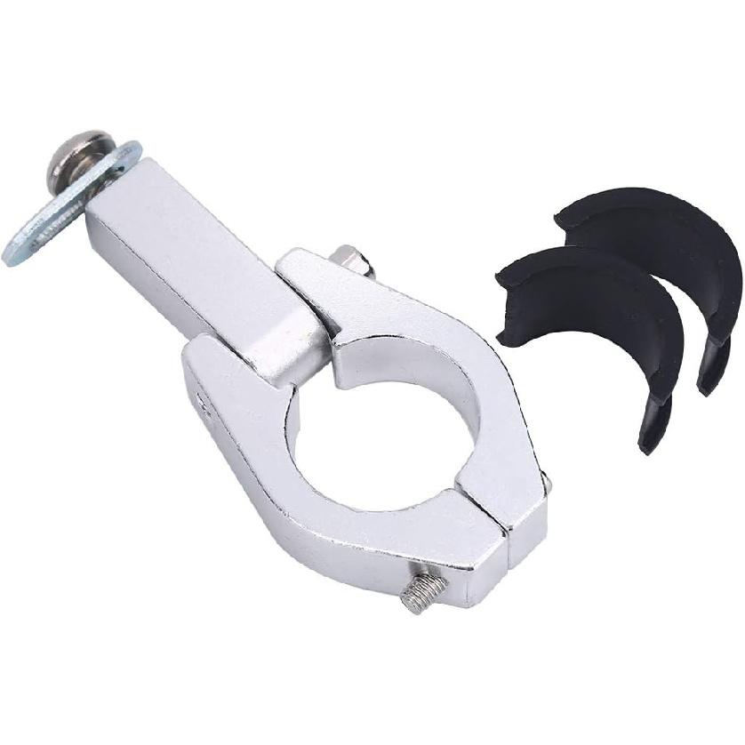 KIMISS Handlebar Clamps, 28mm 1-1/8 Inch Motorcycle Hand Guard Handguards Fat Clamp Mounting Kit Motorbike Component