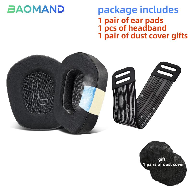 1 set Replacement Ear Pads Earpads Headband for Logitech G733 Headphones Memory Foam Ear Cushion Cover