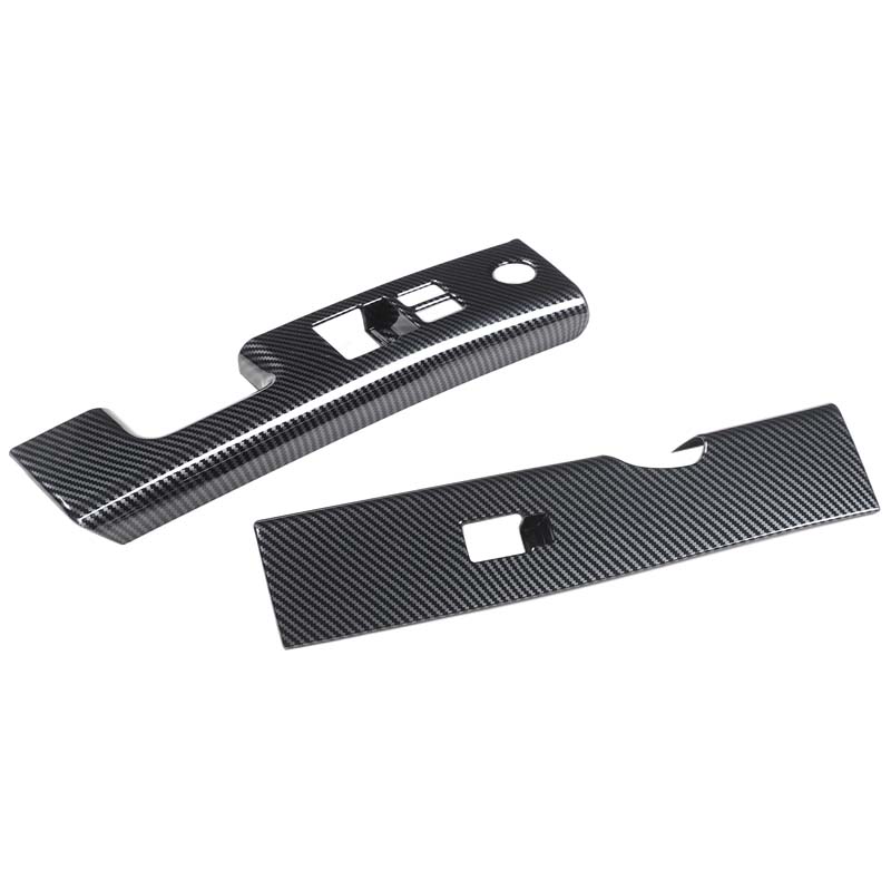 

For Nissan 350Z 2003-2006 ABS Carbon Fiber Car Door Glass Lifting Button Decorative Frame Sticker Car Interior Accessories