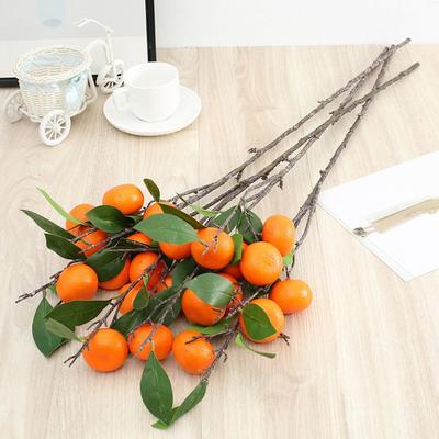 Realistic Artificial Orange Fruit Real Touch Simulation Fruit Tree  Party Wedding Decor