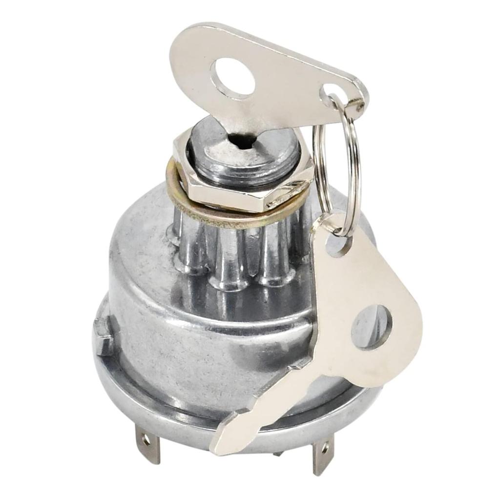 Ignition Switch,Ignition Starter Switch with 2 Keys E7NN11N501AB with Ford Tractor Loader 2000 2300 2310 2600 2610 3000 3055 3100-3150 3230 3300 3430