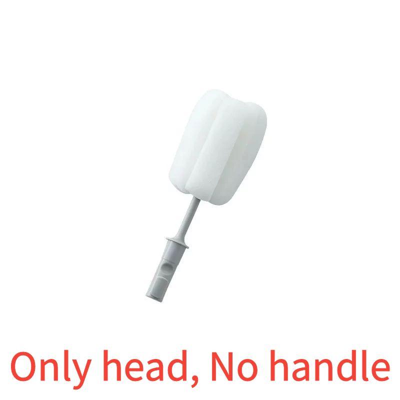 Soft Sponge Cup Brush  Long Handle Sponge Bottle Brush Drink Wineglass Bottle Glass Cup Washing Cleaning Kitchen