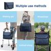 Multi-functional Wheelchair Bag Wheelchair Armrest Bag Disabled Wheelchair Rear Hanging Bag Outdoor Shoulder High-capacity