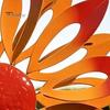 Einzigartiges Geschenk für Gartenliebhaber Blumen-Windrad, 75 cm Metall-Spinner mit Erdspieß, Dekorative Außenkunst Rostbeständige Windmühle für Hof, Rasen