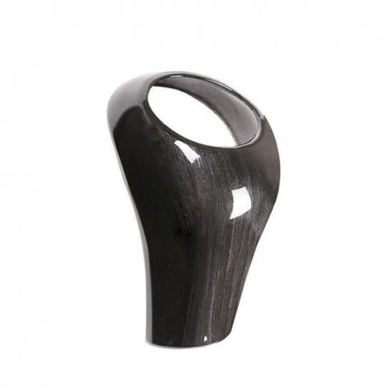 Car Central Console 2013-15 Black Wood Grain For Benz GLK Gear Shift Knob Cover