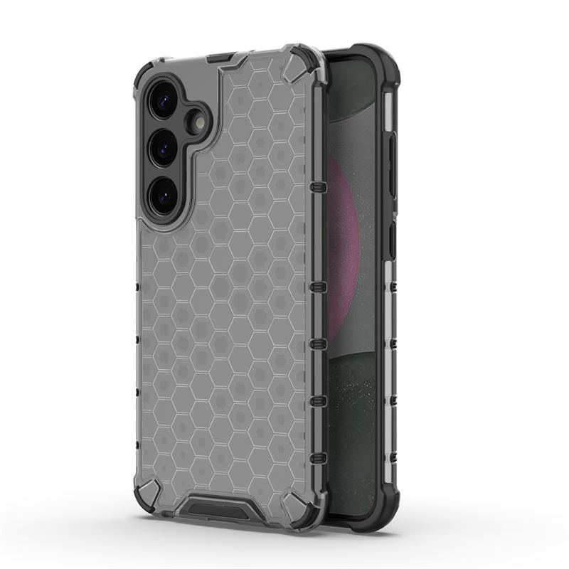 Shockproof Transparent Case For Samsung Galaxy S25 Plus Honeycomb Armor Case Samsung S25 Plus Cover For Samsung S25 Plus Case