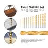 13Pcs Metric Drill Bit Set 3/16 To 1/2 Inch For Glass Metal Tile Concrete Masonry Professional Electric Drilling