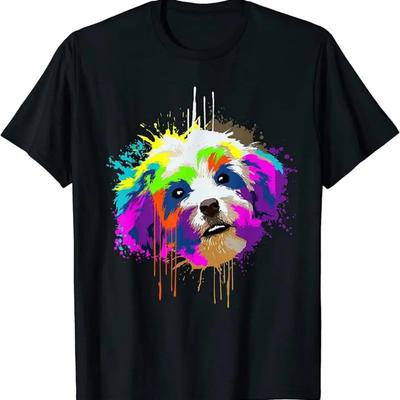 New Limited Splash Art Havanese Dog Owner Idea T Shirt Made In Usa