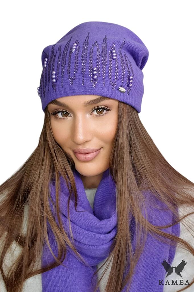 Gina Women' Woolen Hat Purple