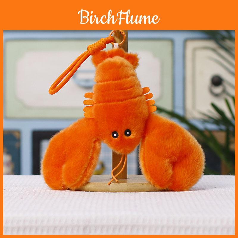 Creative Lobster Plush Keychain Cartoon Lobster Toy For Gift And Bag Decor