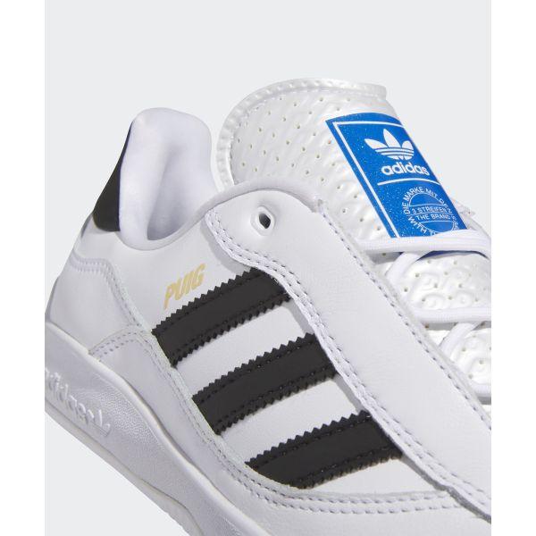 adidas Puig White Black Men Sneakers Cloud-White Core-Black Blue-Bird JH8168